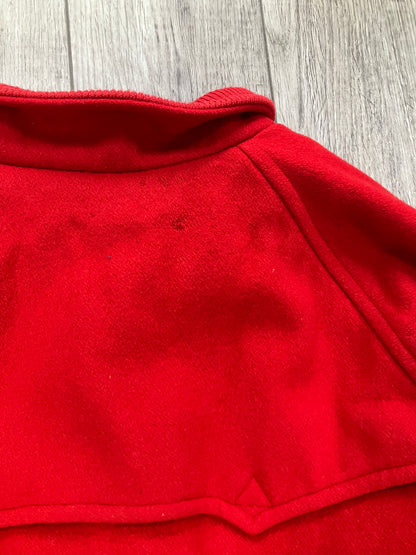 XL-Vintage Polo Ralph Lauren Red Wool Bomber Jacket