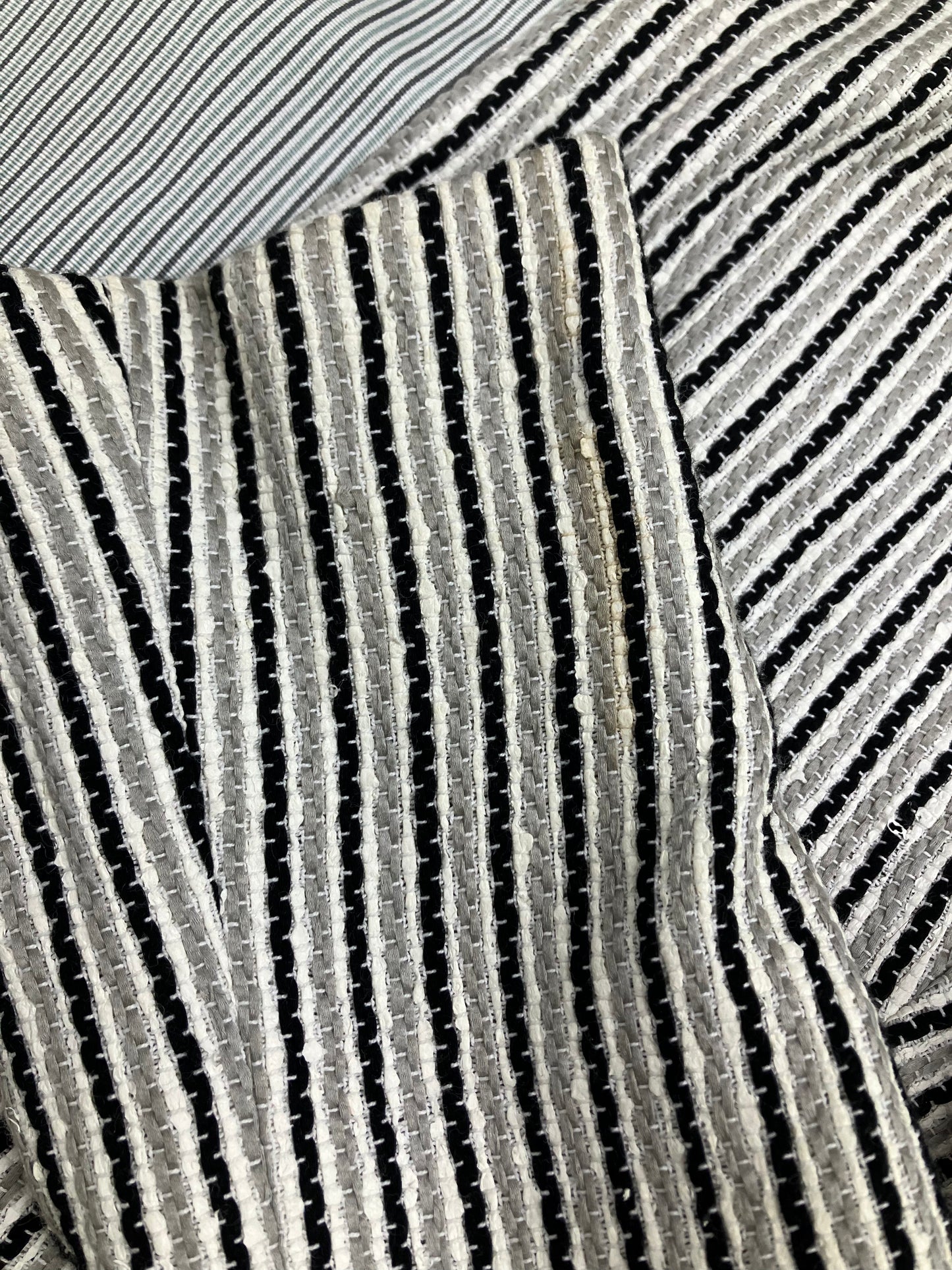 3-Thom Browne Asymmetric Grey Blazer