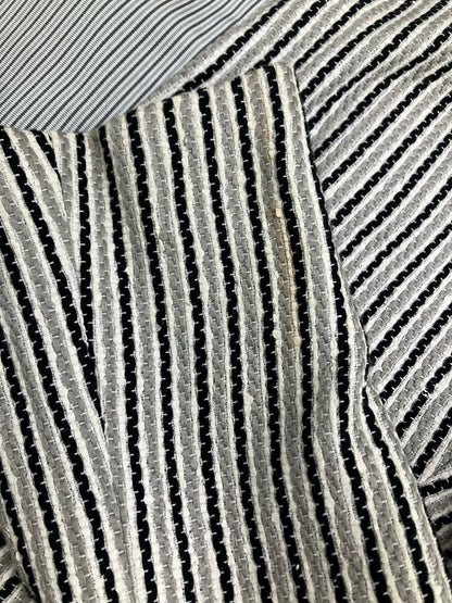 3-Thom Browne Asymmetric Grey Blazer