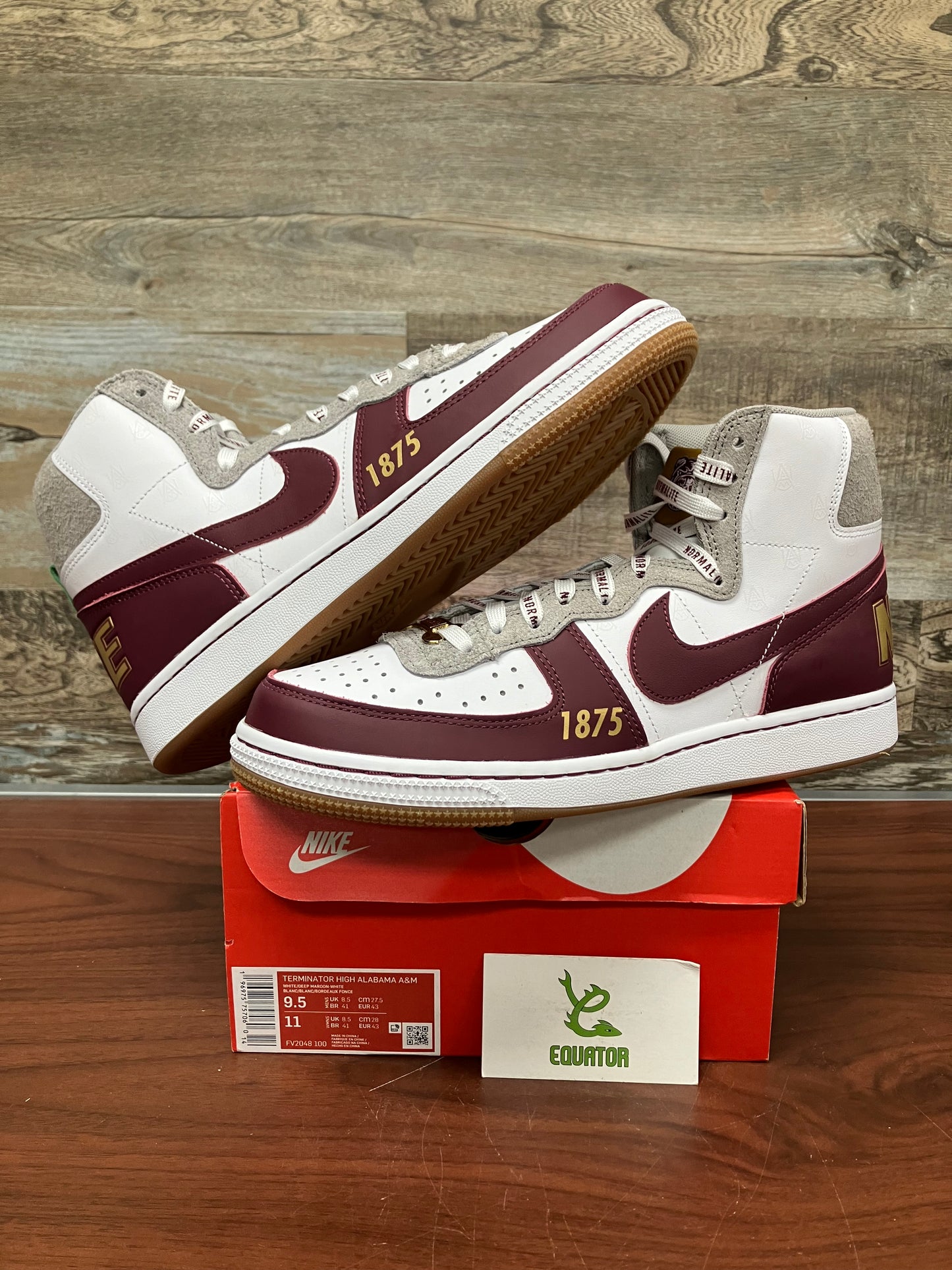 Nike Terminator High Alabama A&M University Size 9.5