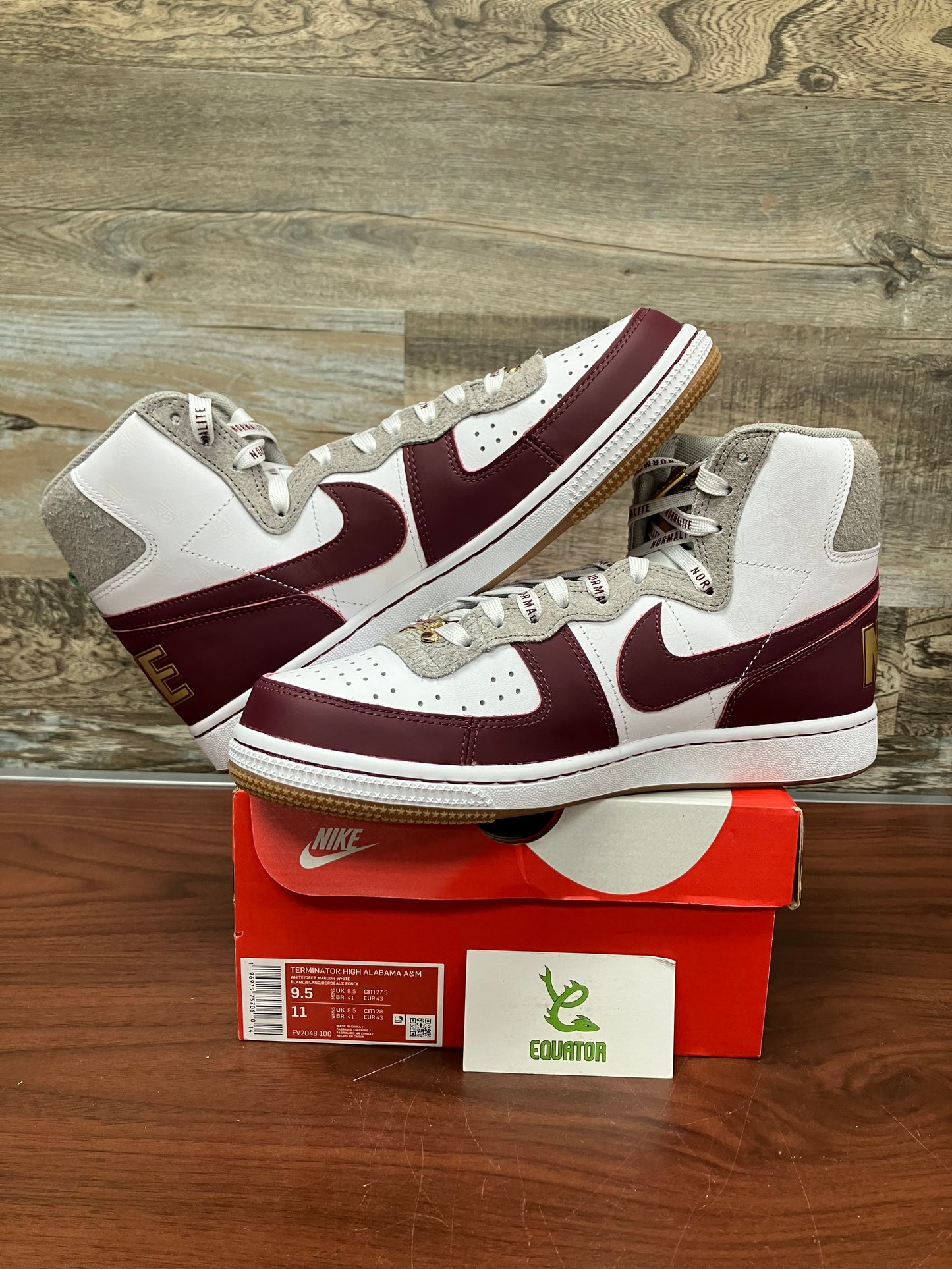 Nike Terminator High Alabama A&M University Size 9.5