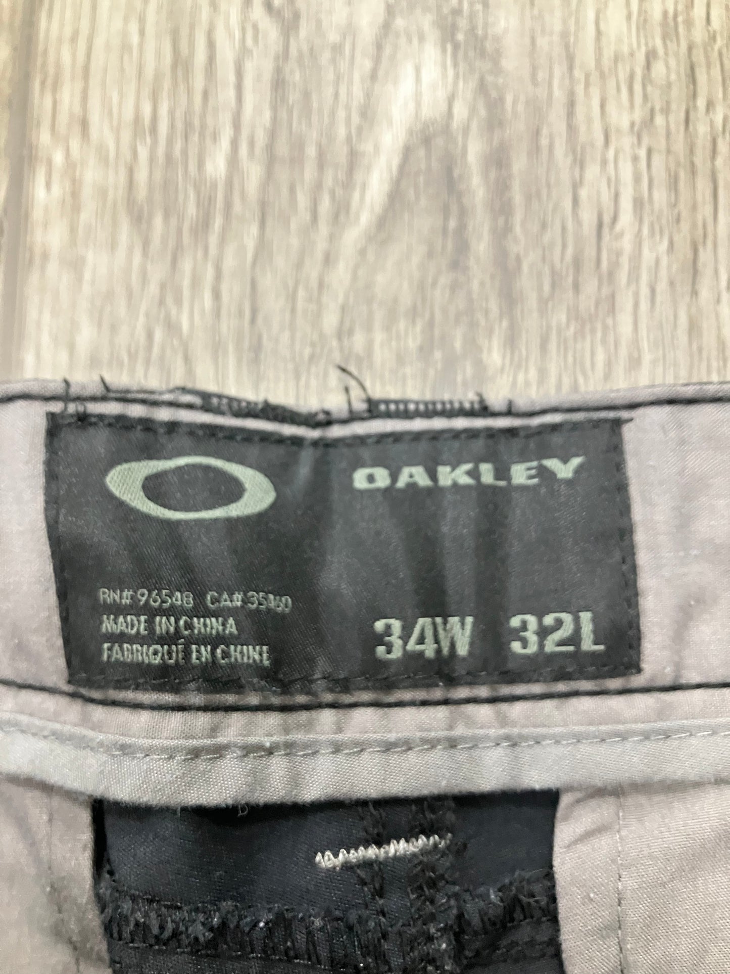 Oakley Take Black Pants Size 34x32