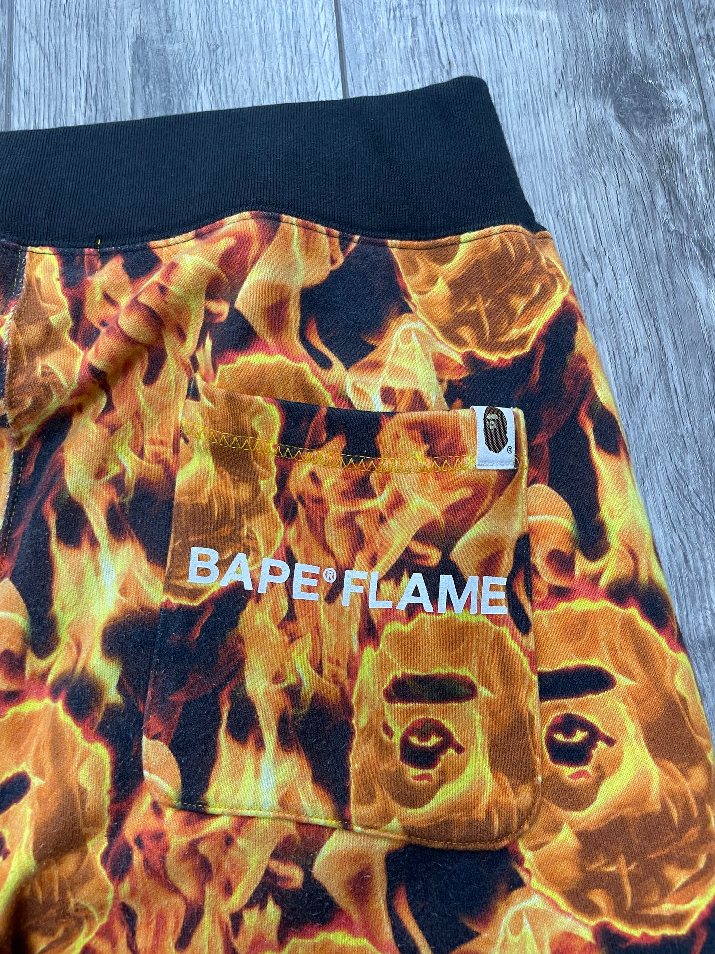 XL-BAPE Flame Joggers