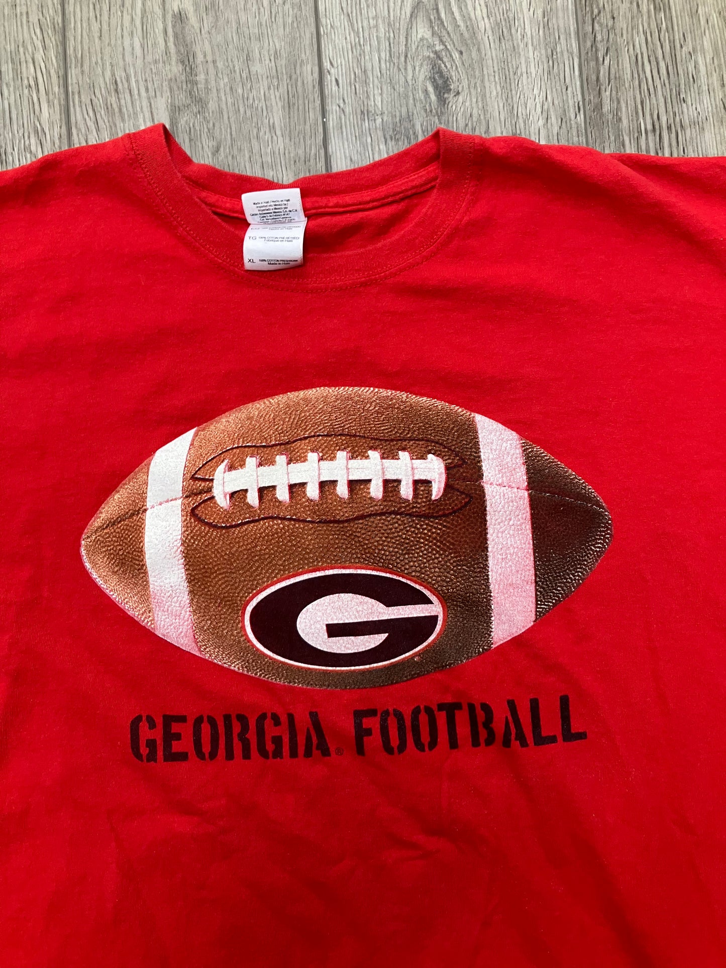 Georgia Football Tee Size XL