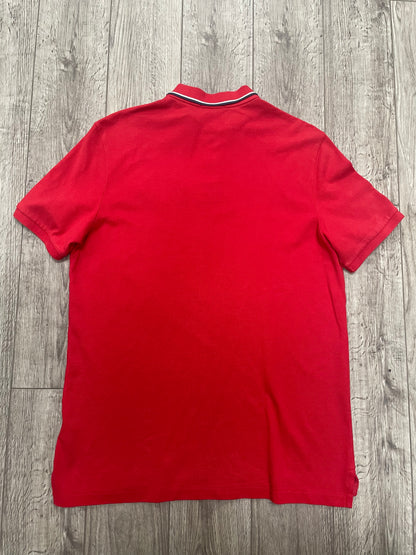 L-Polo Ralph Lauren Triple Pony Red Shirt