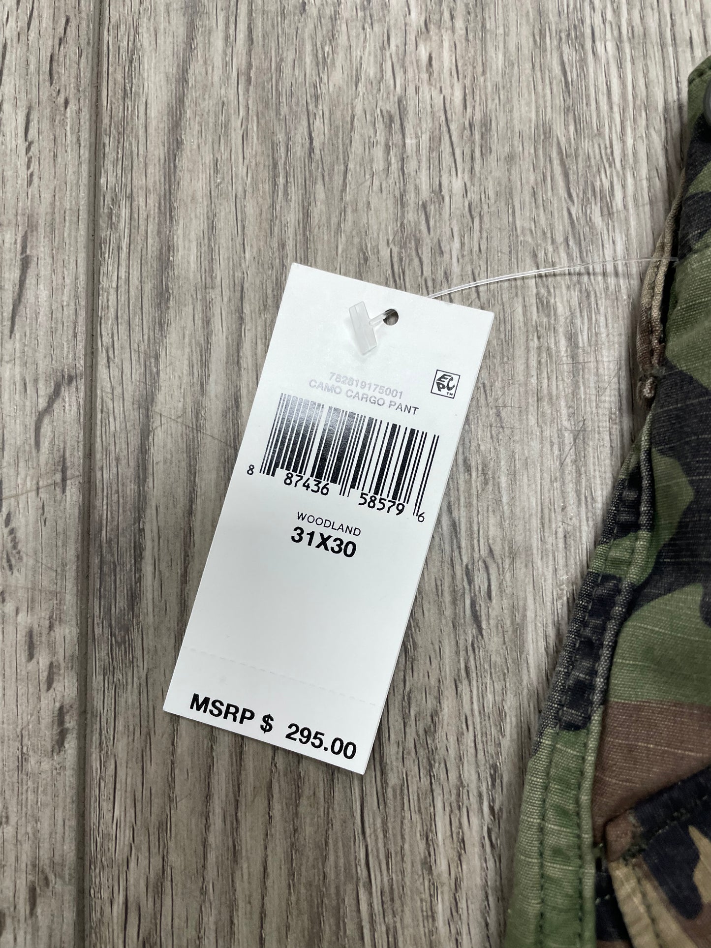 31-RRL Regiment Camo Ripstop Cargo Pants