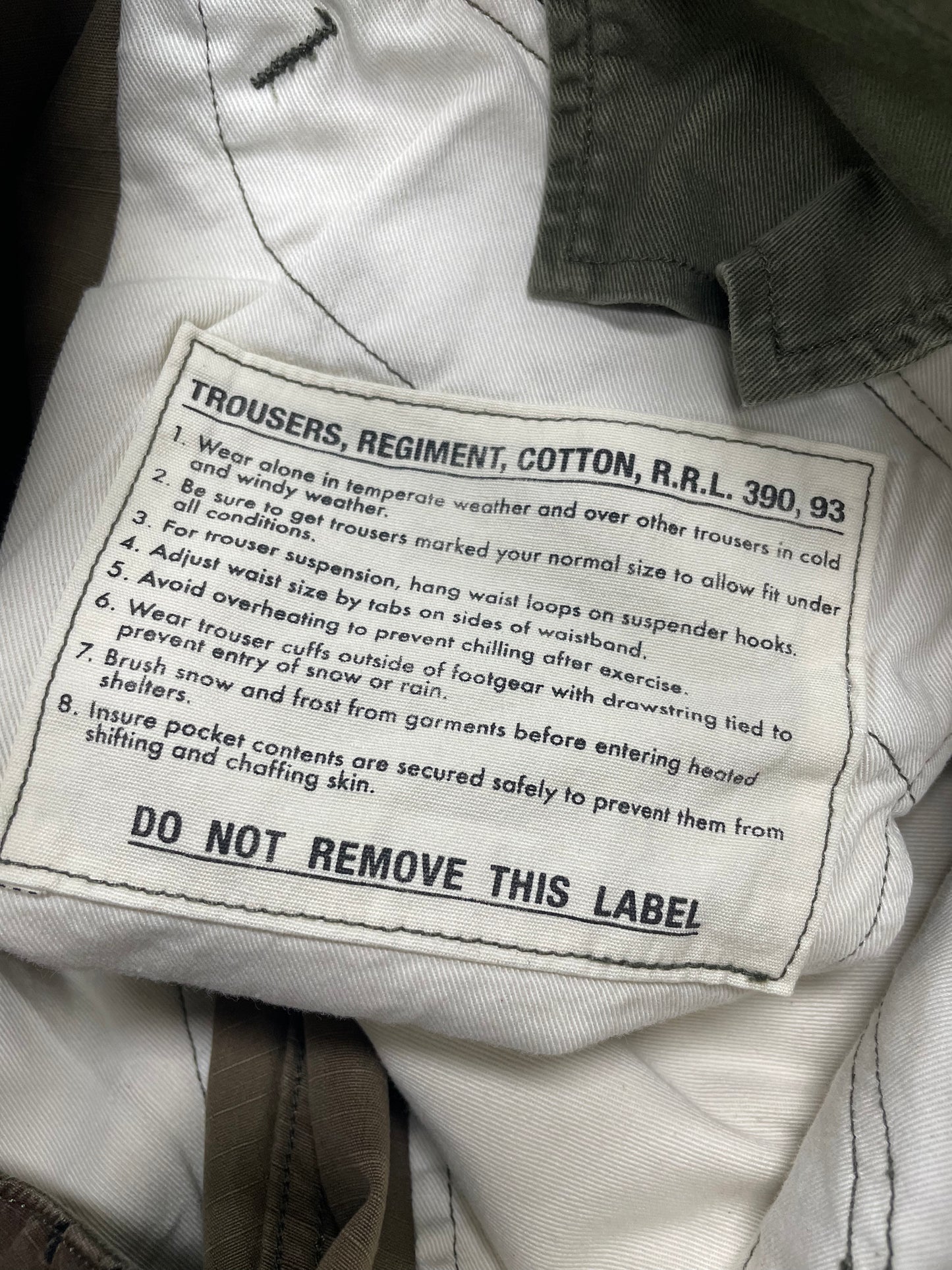 31-RRL Regiment Camo Ripstop Cargo Pants
