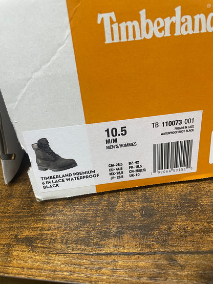 10.5-Timberland Premium 6” Lace Waterproof Boot