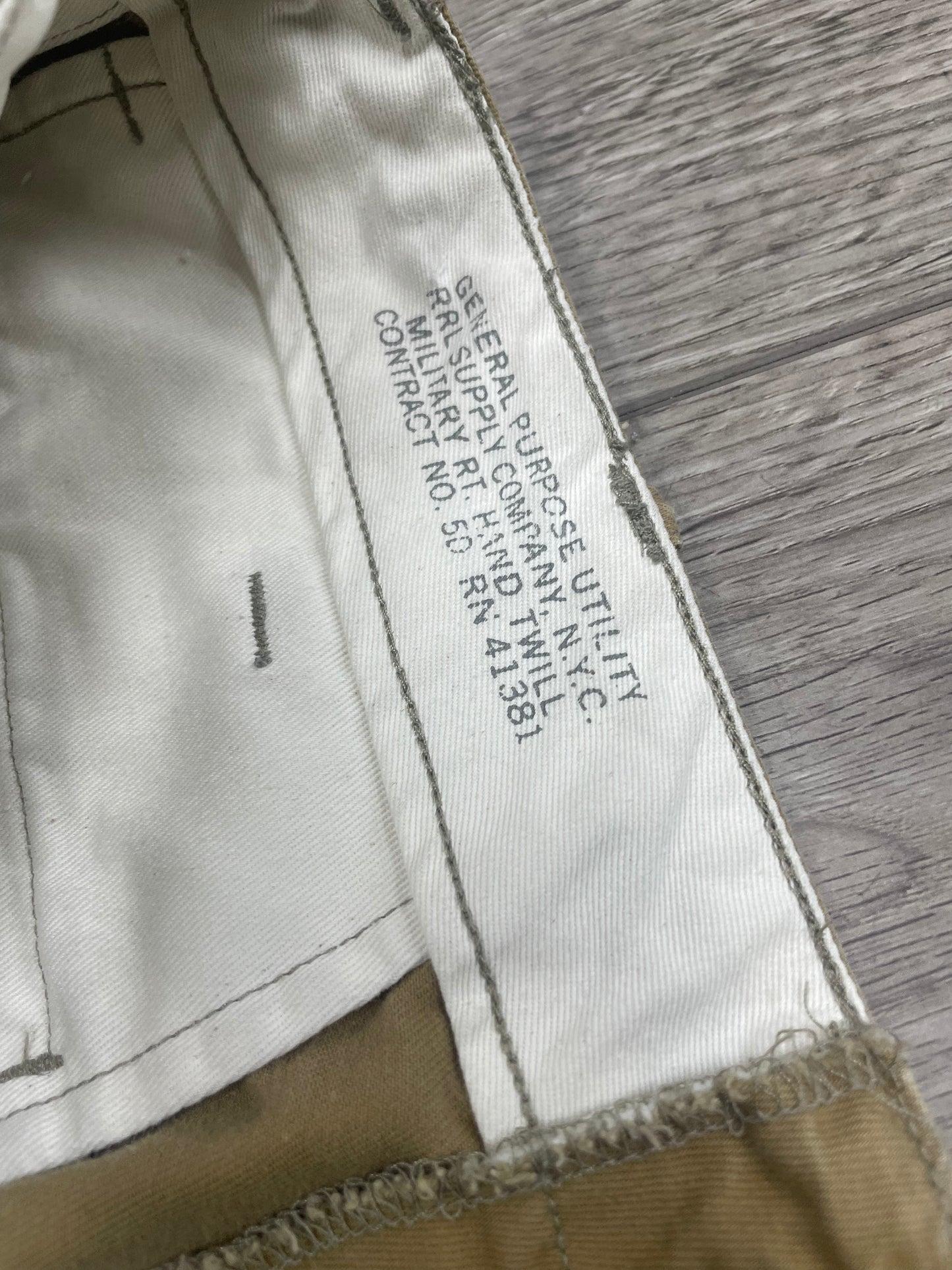 32-RRL Chino Pants Khaki Tan