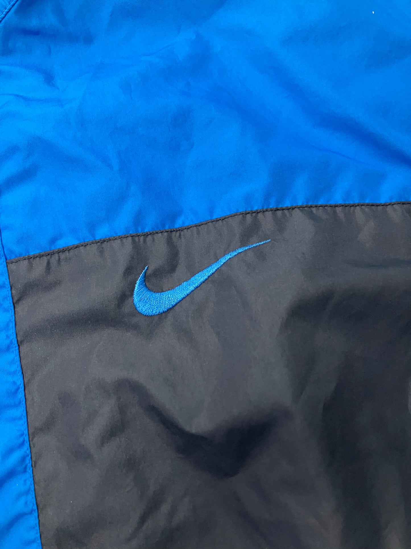 Vintage Nike Blue/Black Windbreaker Size XLT