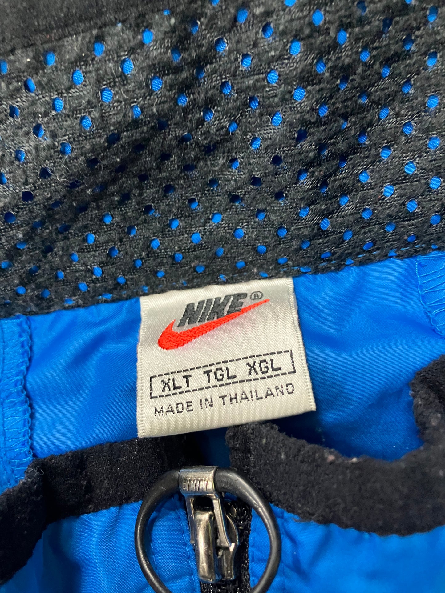 Vintage Nike Blue/Black Windbreaker Size XLT