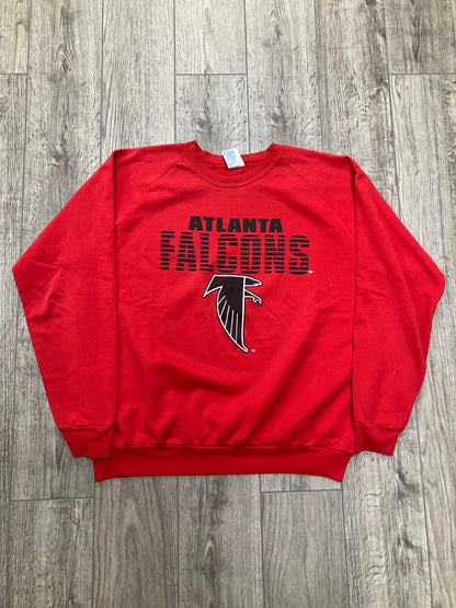 Vintage 80s Atlanta Falcons Sweatshirt Size XL Fits L