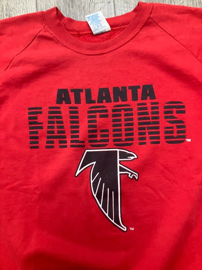 Vintage 80s Atlanta Falcons Sweatshirt Size XL Fits L