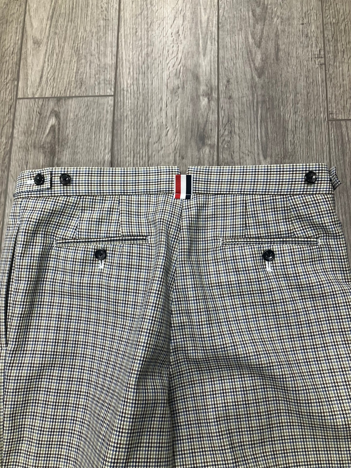 Thom Browne Gunclub Check Tweed Trousers Size 2/32