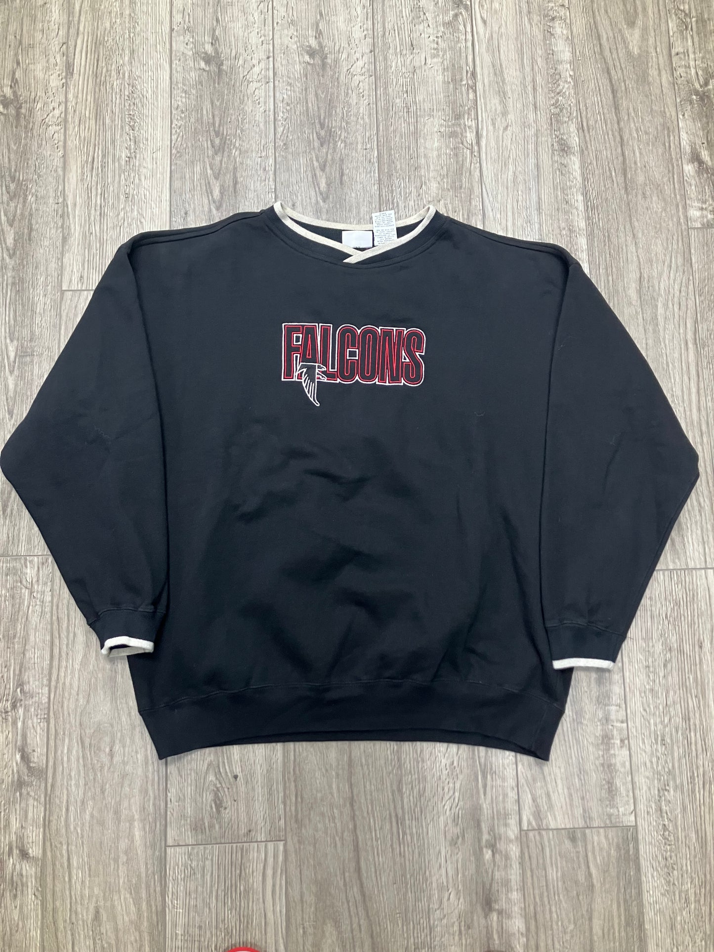 Vintage Atlanta Falcons Black Sweatshirt Size XL