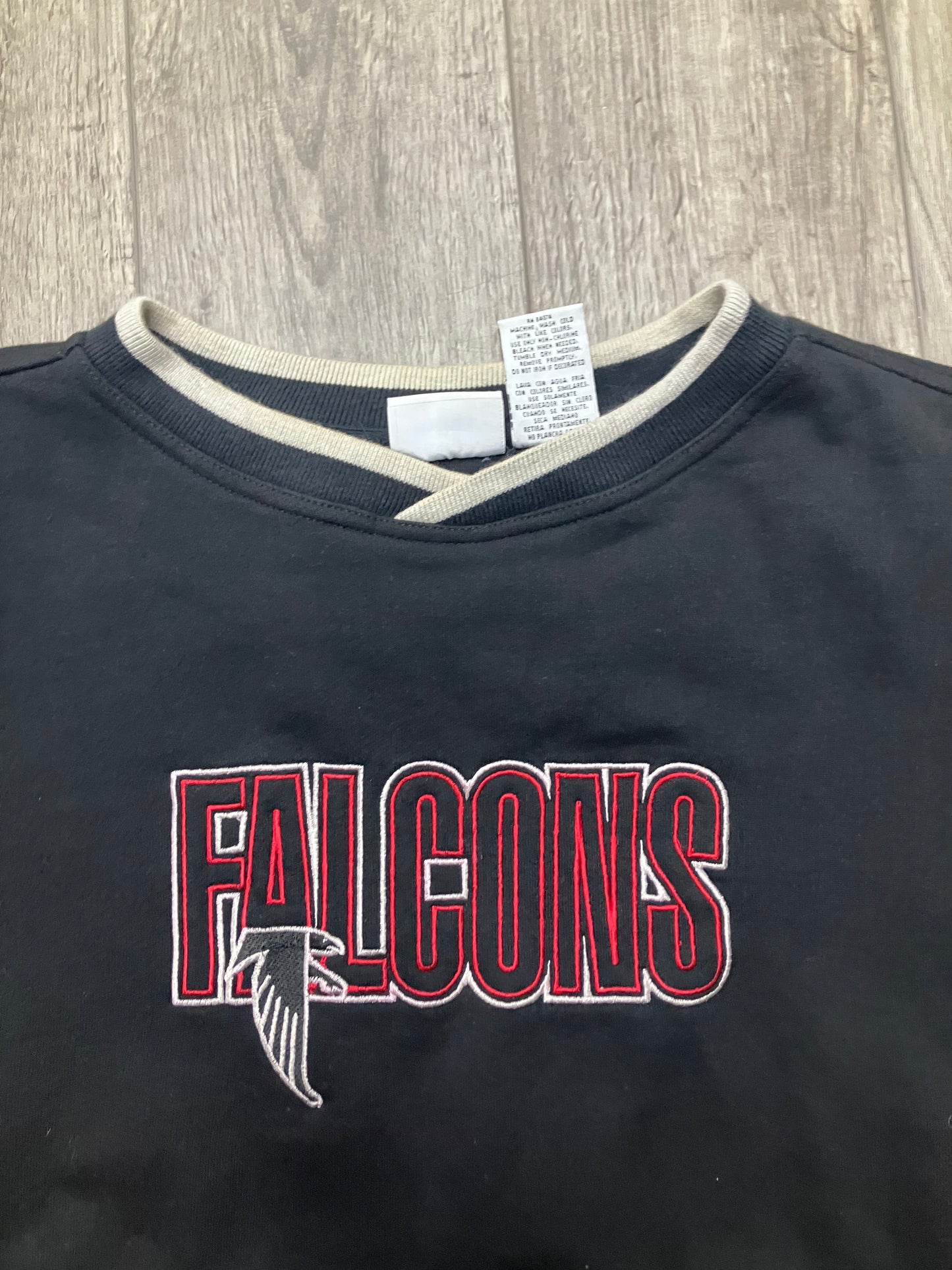 Vintage Atlanta Falcons Black Sweatshirt Size XL