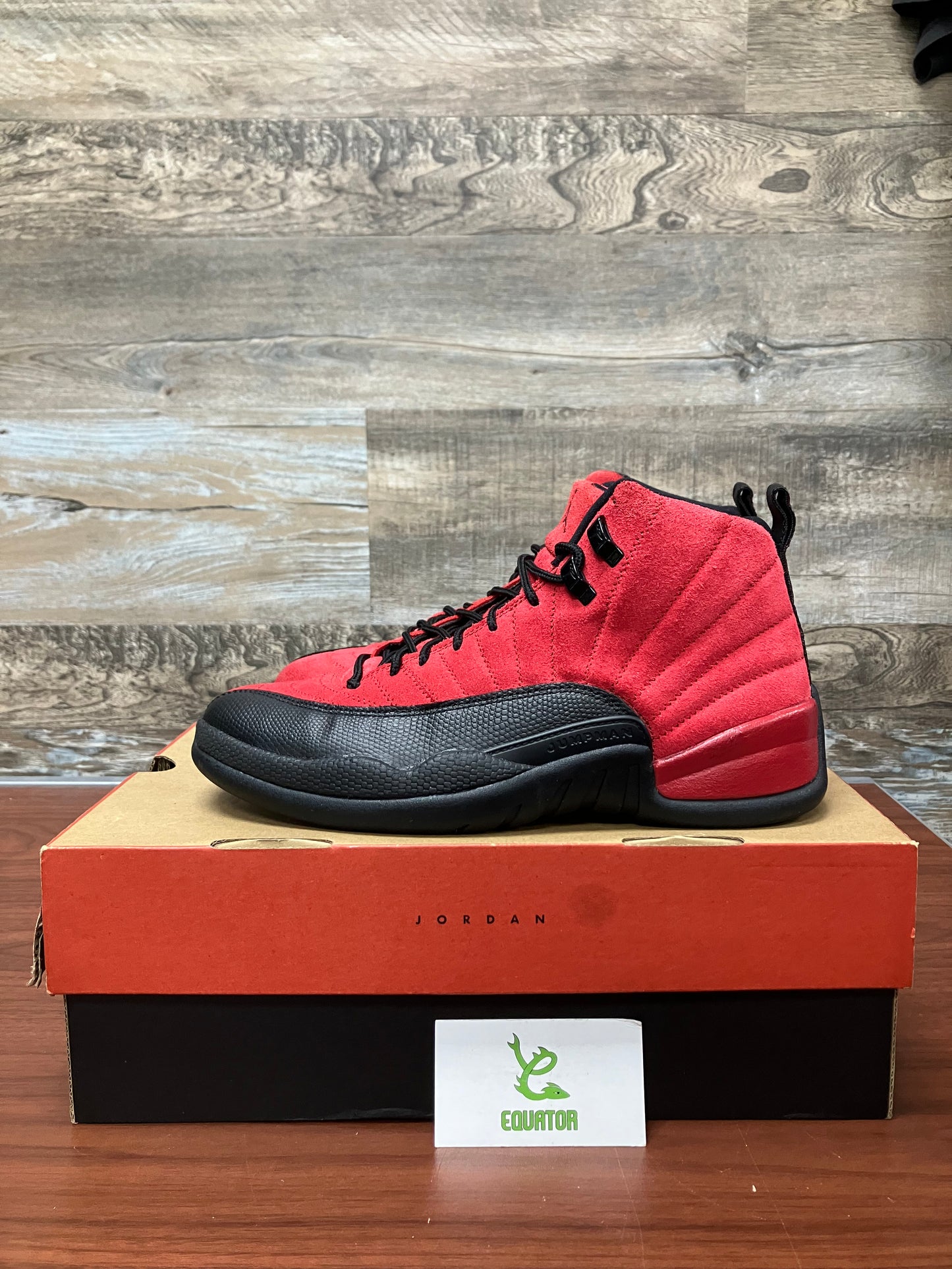 Jordan 12 Retro Reverse Flu Game Size 9.5