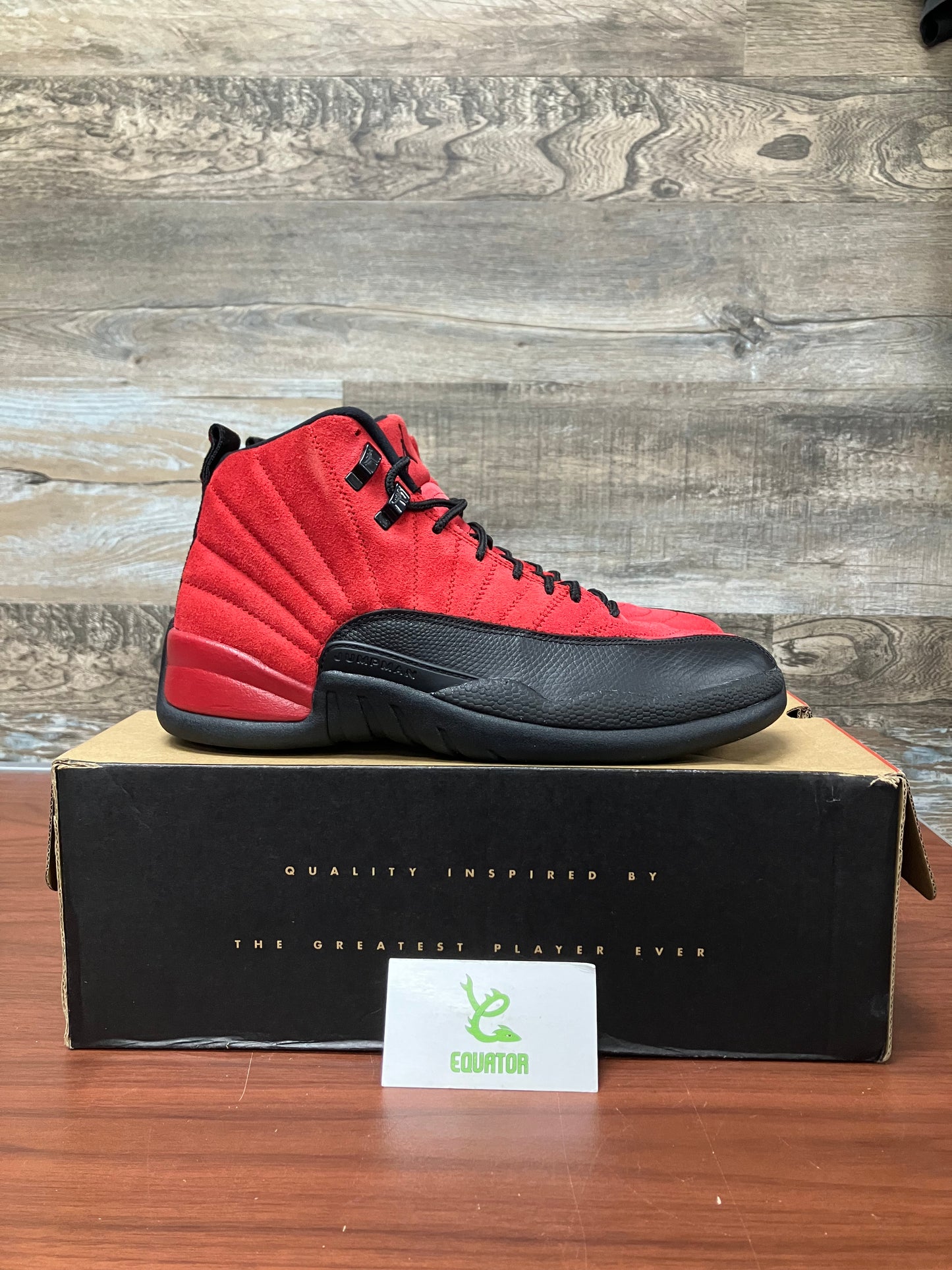 Jordan 12 Retro Reverse Flu Game Size 9.5