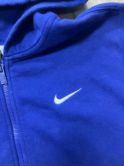 Nike Blue Zip-Up Hoodie Size L