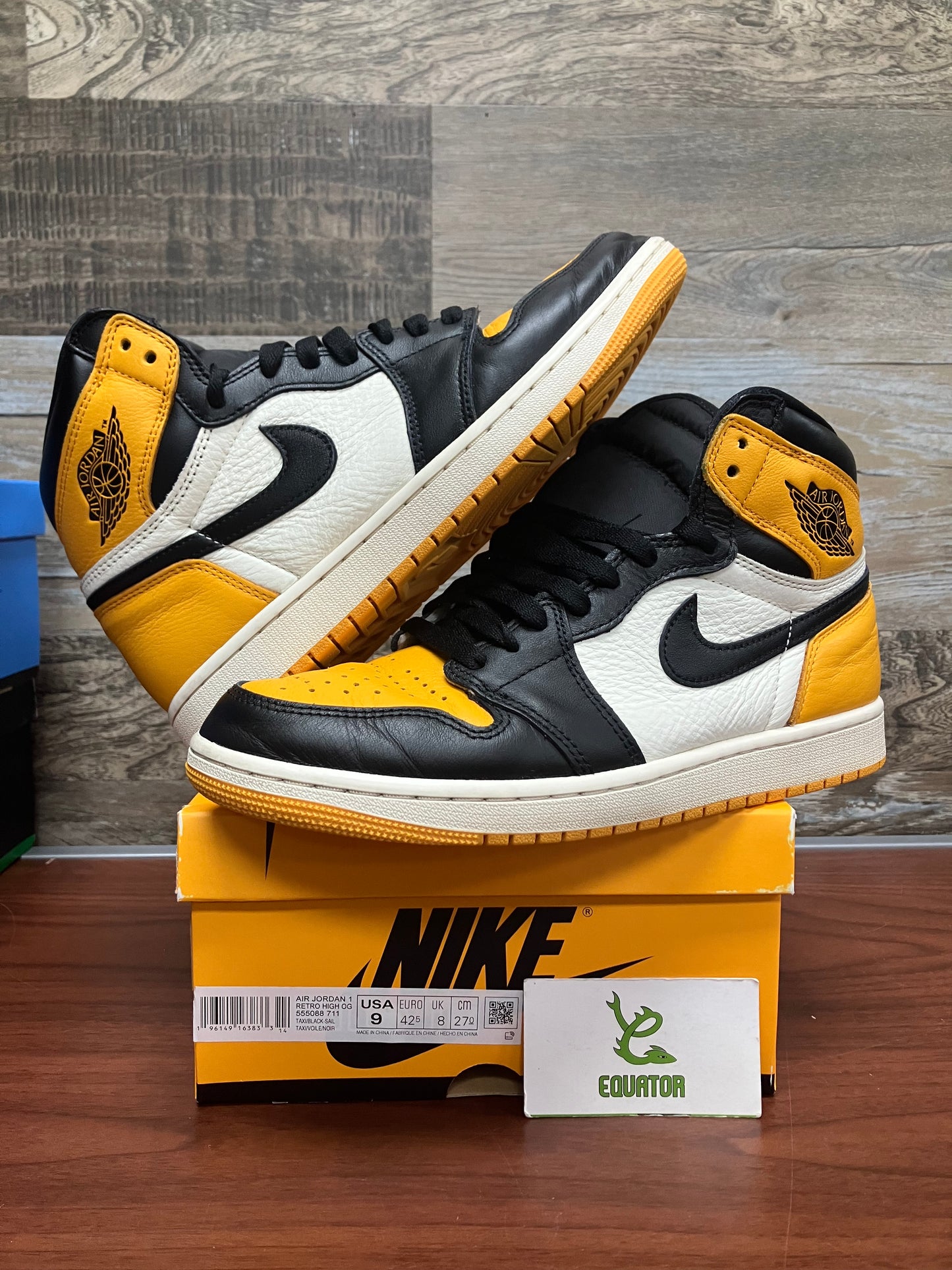 Jordan 1 Retro High OG Taxi Size 9