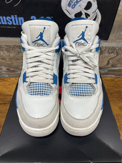 10.5-Jordan 4 Military Blue