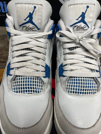 10.5-Jordan 4 Military Blue