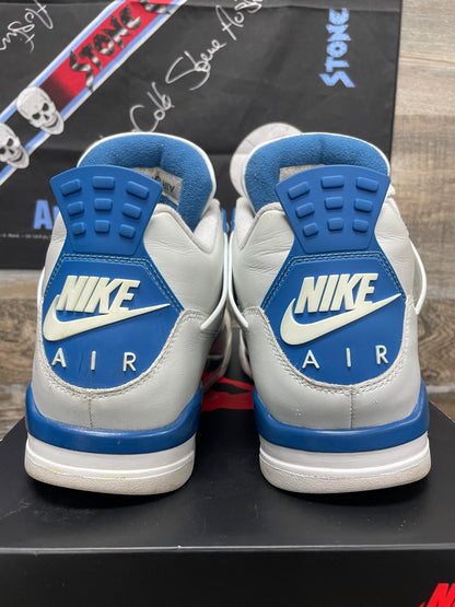 10.5-Jordan 4 Military Blue
