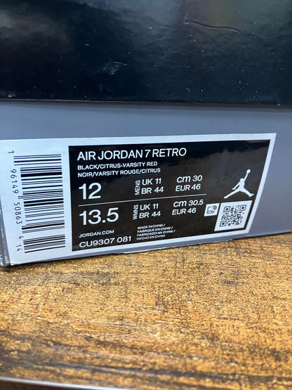 12-Air Jordan 7 Citrus