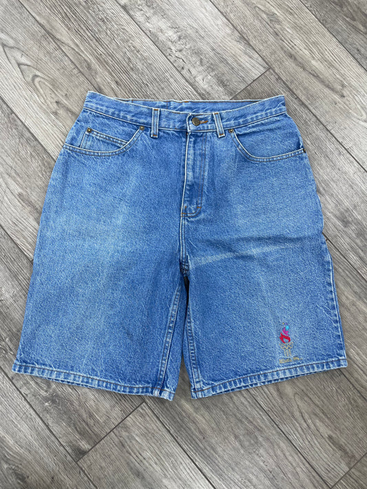 32-Vintage Atlanta 1996 Olympics Jean Shorts