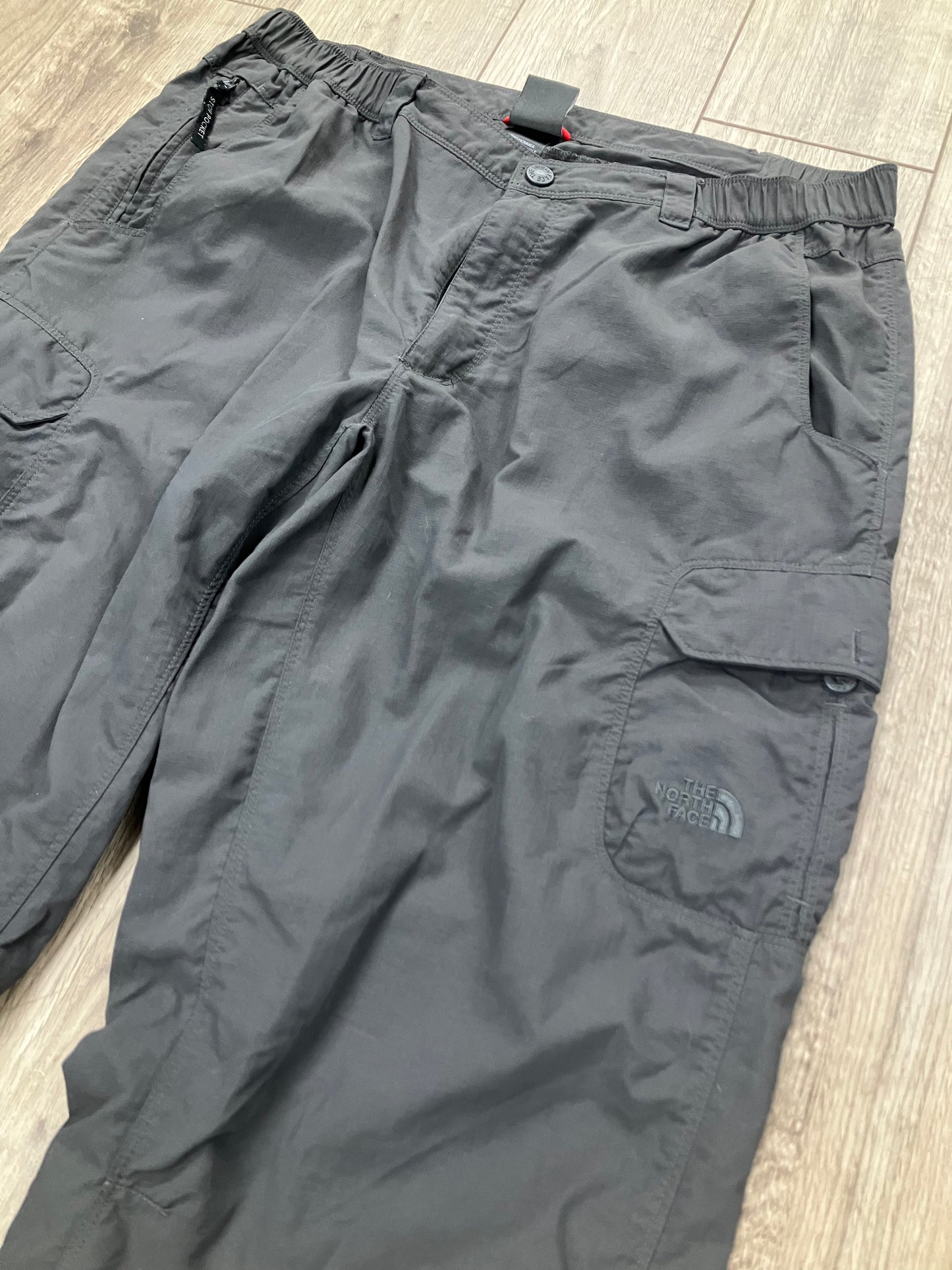 L-The North Face Grey Cargo Pants