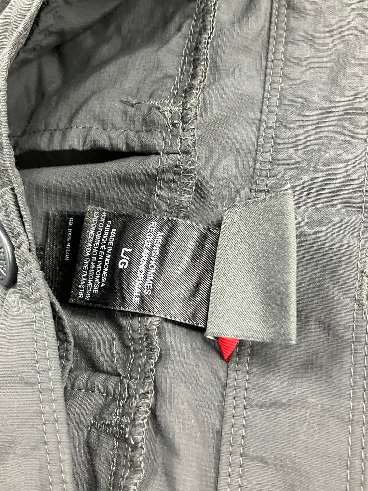 L-The North Face Grey Cargo Pants