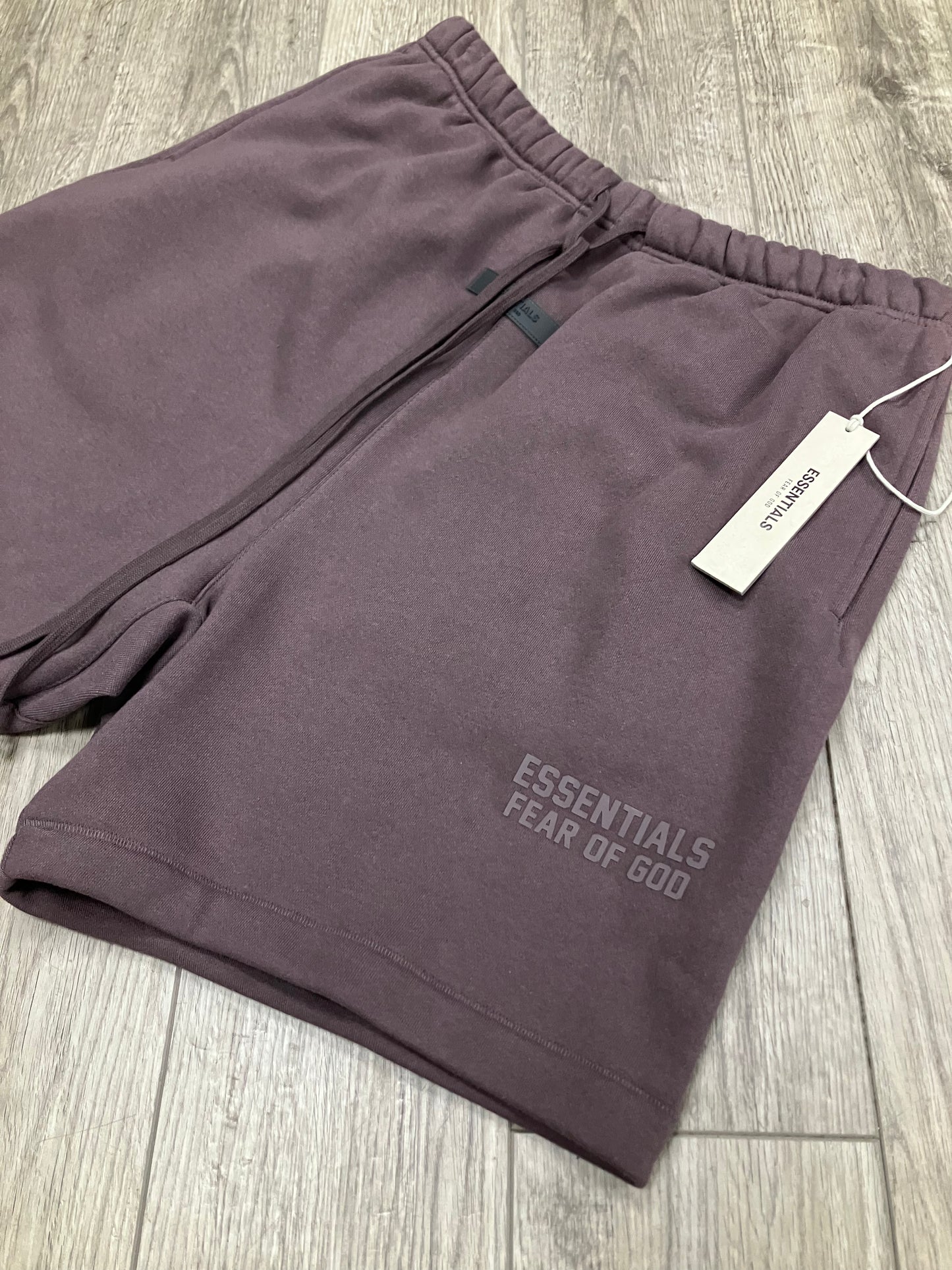 XL-Fear Of God Essentials Plum Shorts