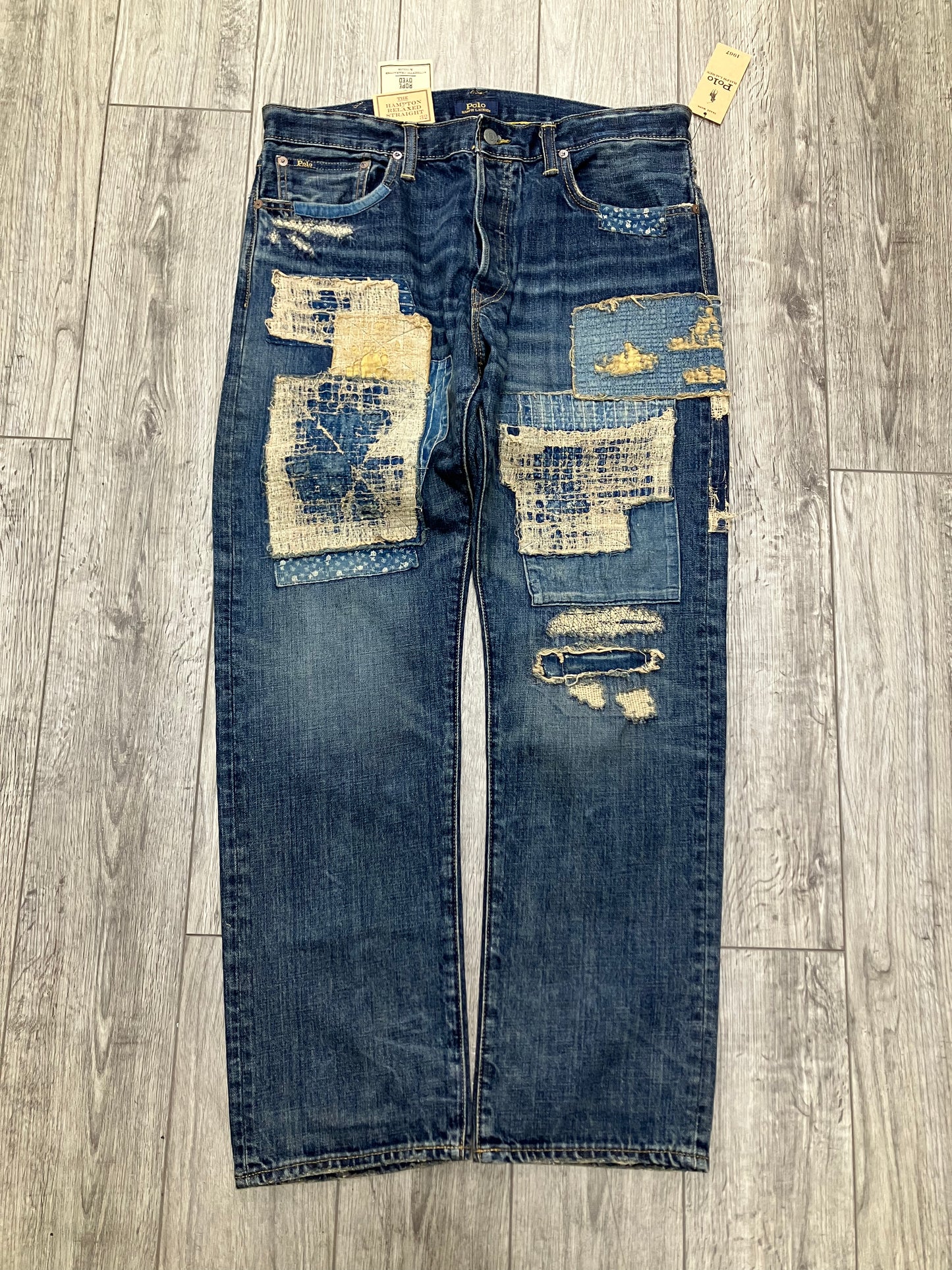34-Polo Ralph Lauren Hampton Relaxed Straight Jeans