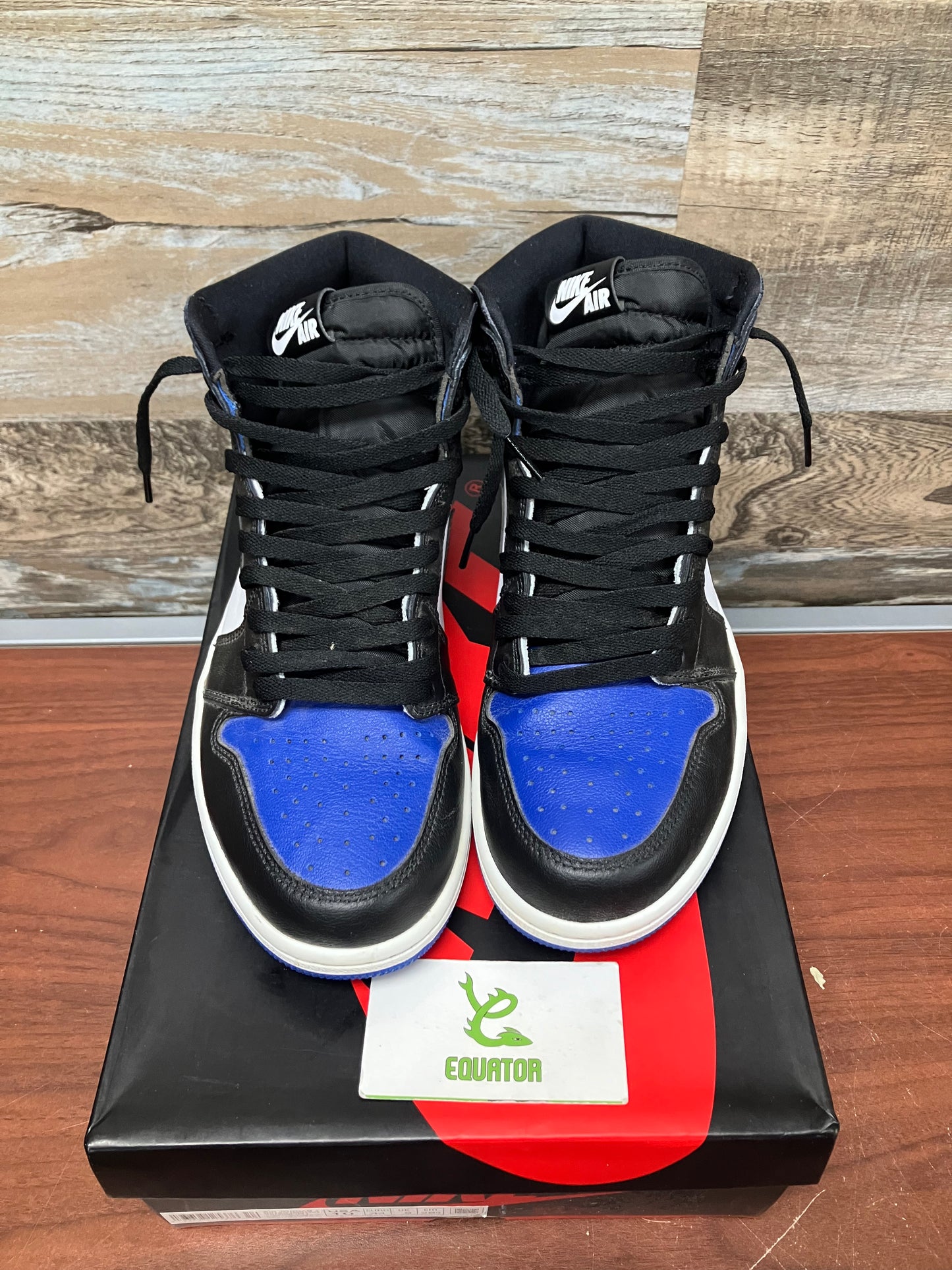 Jordan 1 Retro High Royal Toe Size 10