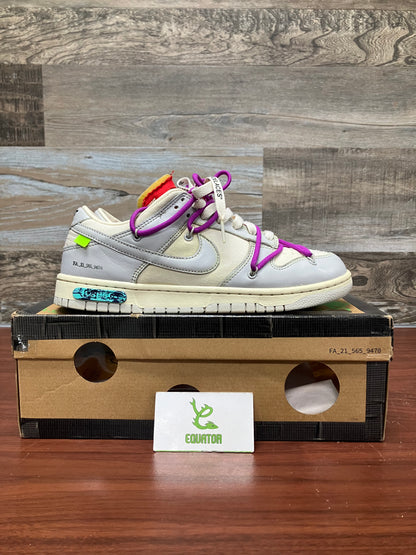 Nike Dunk Low Off-White Lot 45 Size 9.5