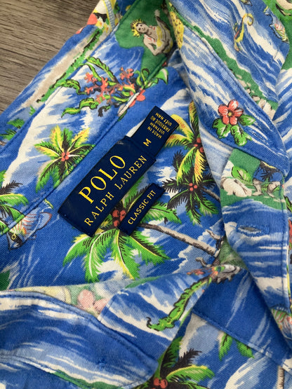 M-Polo Ralph Lauren Tropical-Print Hawaiian Shirt