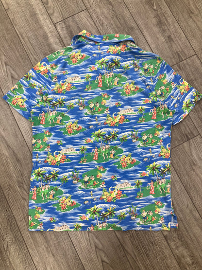 M-Polo Ralph Lauren Tropical-Print Hawaiian Shirt