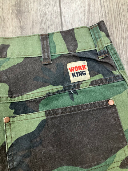 Work King Camo Carpenter Pants 34x32