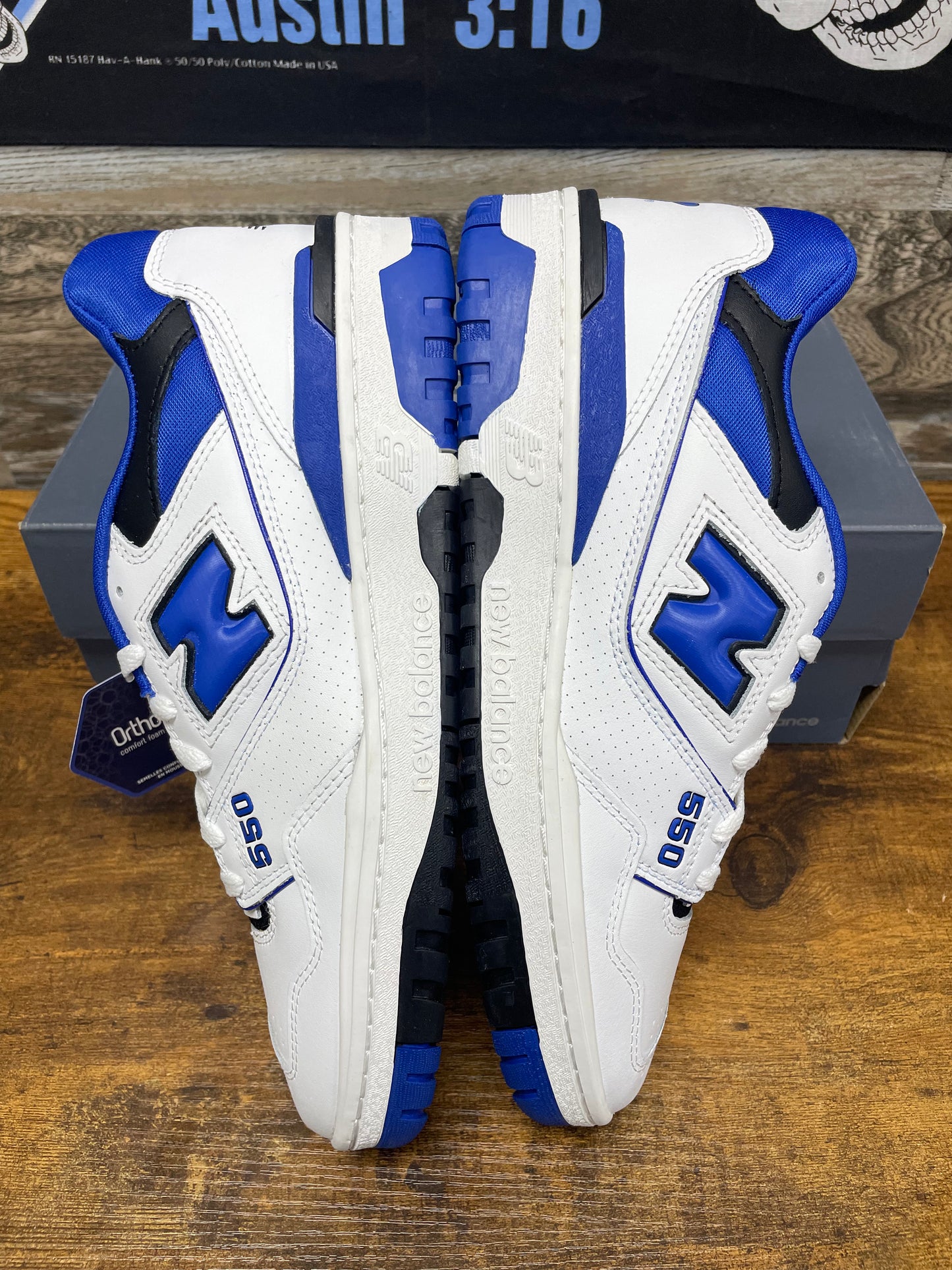 New Balance 550 White/Team Royal