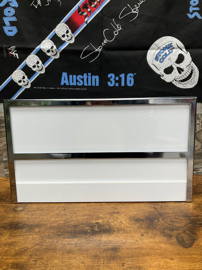 Versace Fragrance Gold/White Acrylic Display Stand