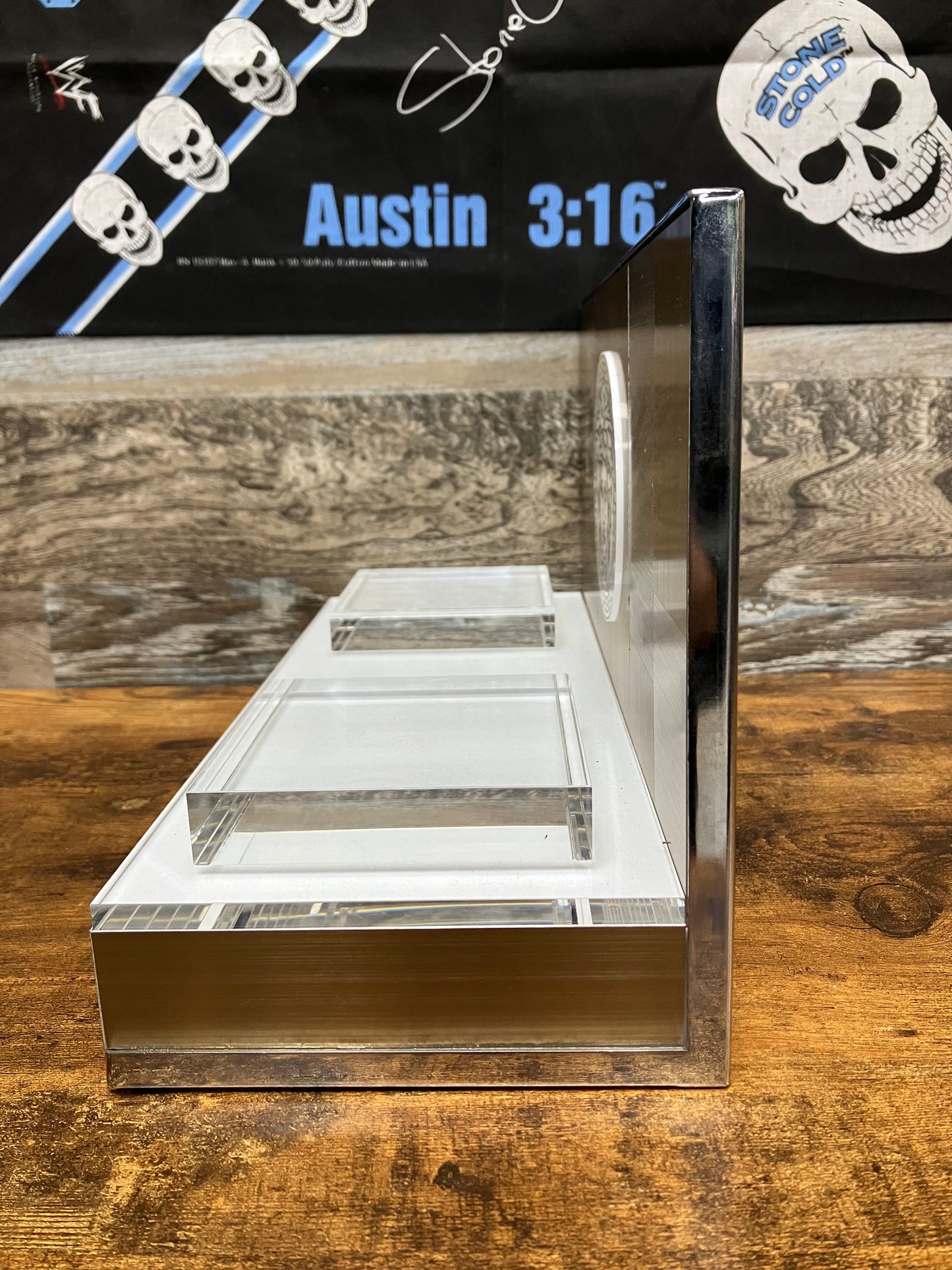 Versace Fragrance Gold/White Acrylic Display Stand