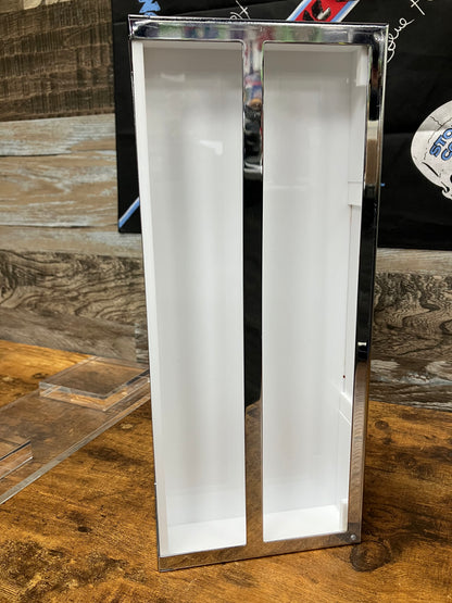 Versace Fragrance Gold/White Acrylic Display Stand