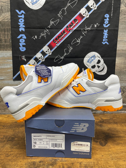 10-New Balance 550 Lakers Pack/Vibrant Orange