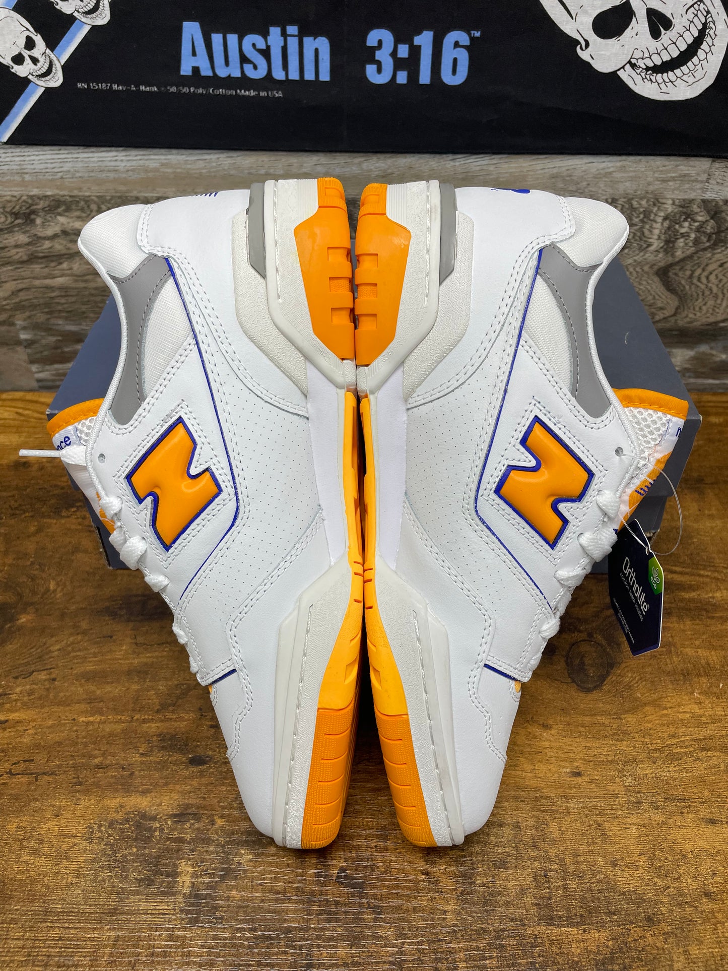 10-New Balance 550 Lakers Pack/Vibrant Orange