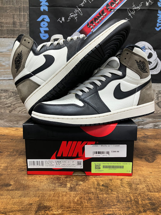 11.5-Jordan 1 Retro High Dark Mocha