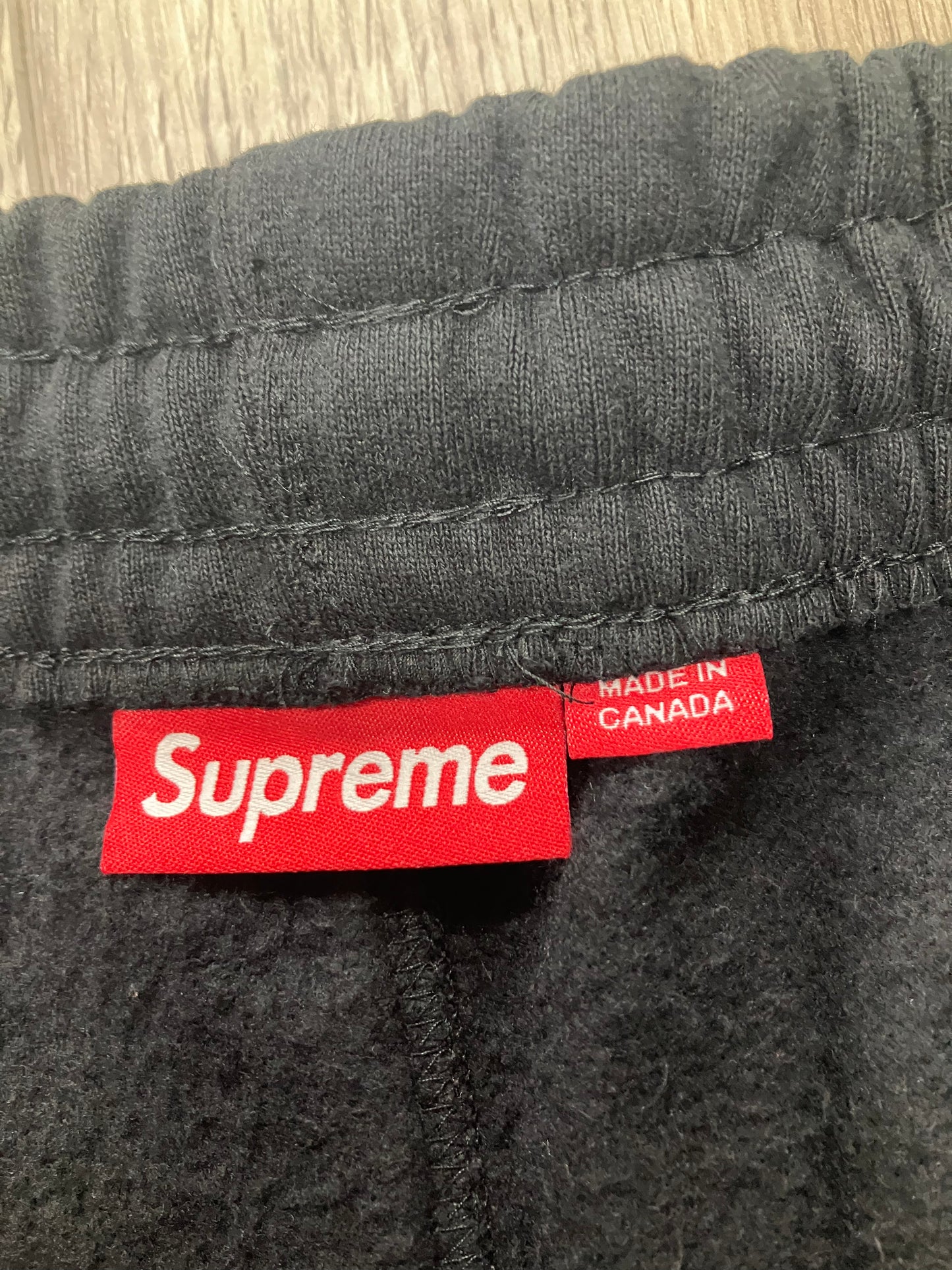 Supreme S Logo Black Sweatpants Size M