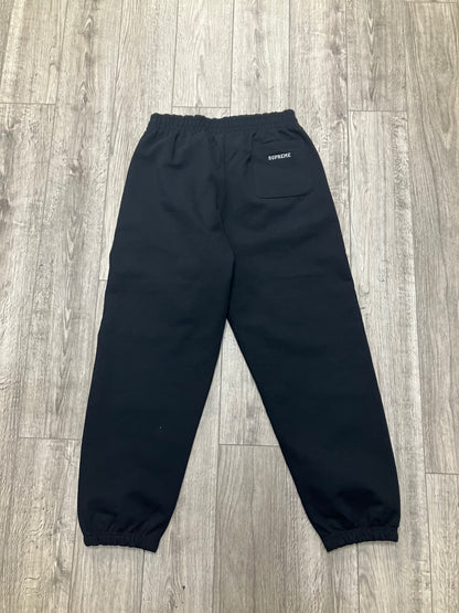 Supreme S Logo Black Sweatpants Size M