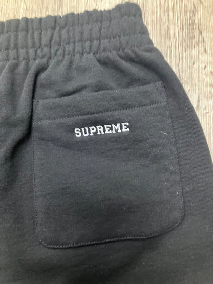 Supreme S Logo Black Sweatpants Size M