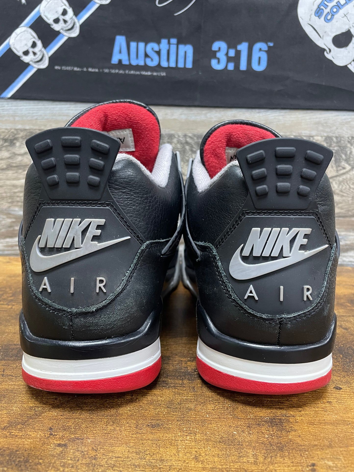8.5-Air Jordan 4 Bred Reimagined