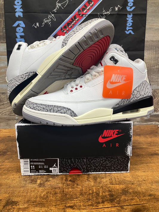 11-Jordan 3 Retro White Cement Reimagined
